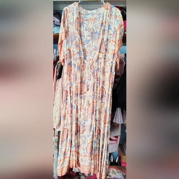 Ces Femme Floral Bohemian Kimono - Picture 2 of 3